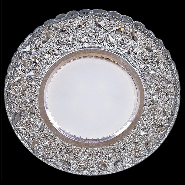 Встраиваемый светильник Reluce 16744 металл арт. 16744-9.0-001CN MR16+LED3W CL