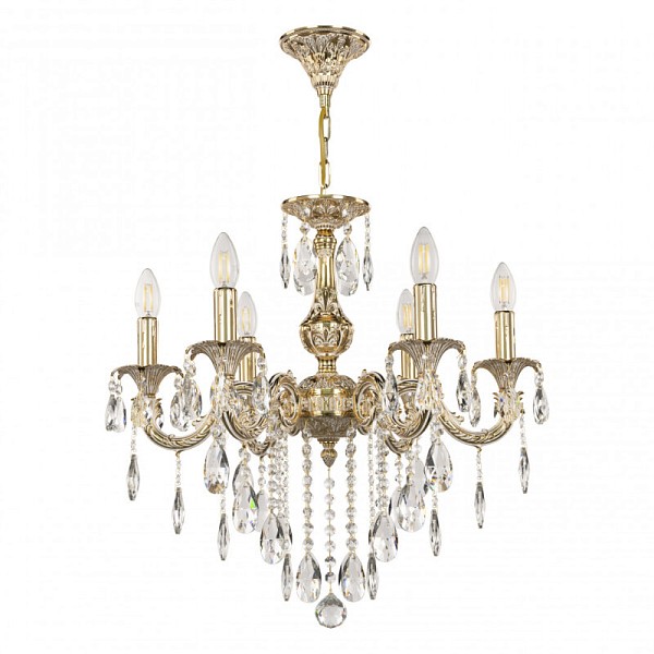 Подвесная люстра Bohemia Ivele Crystal AL7901 золото арт. AL79101/6/175 B GW