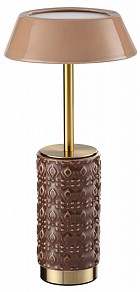 Настольная лампа декоративная Odeon Light Lulu коричневый арт. 5453/8TLA