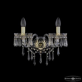 Бра Bohemia Ivele Crystal 1403 золото арт. 1403B/2/160/XL G