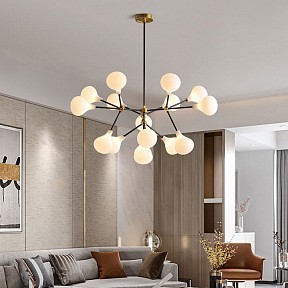 Люстра на штанге Imperiumloft ANKER латунь арт. anker01