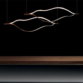 Подвесной светильник Imperiumloft Tape Light золото арт. TRUDY01
