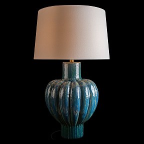 Настольная лампа декоративная Loft it Waterlily синий арт. 10501T
