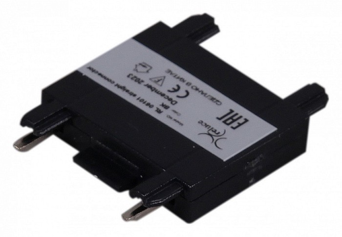 Соединитель для треков Reluce  черный арт. RL 06101 straight connector BK