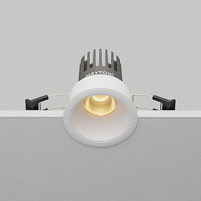 Встраиваемый светильник Maytoni Technical Омут белый арт. DL123-10W-2.7K-W