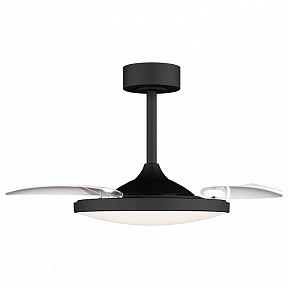 Светильник с вентилятором Mantra Slim Fan черный арт. 9056