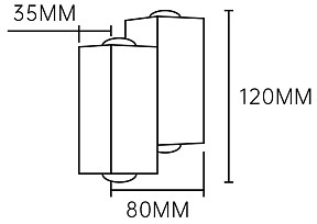 Накладной светильник Escada 30005LED черный арт. 30005W/02LED