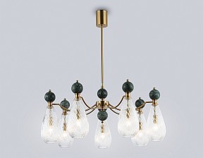 Люстра на штанге Ambrella Light LH зеленый арт. LH53293