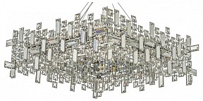 Подвесная люстра Dio D’Arte Erba никель арт. Erba E 1.5.60x60.100 N