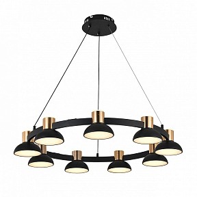 Подвесная люстра Indigo Traforo золото арт. 11059/9P Black