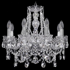 Подвесная люстра Bohemia Ivele Crystal 1411 металл арт. 1411/8/160/Ni