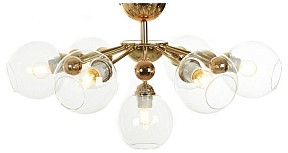 Люстра на штанге LUMINA DECO Devoli золото арт. LDC 8040-7 F.GD+PR