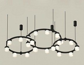 Подвесная люстра Ambrella Light XR черный арт. XR92092210