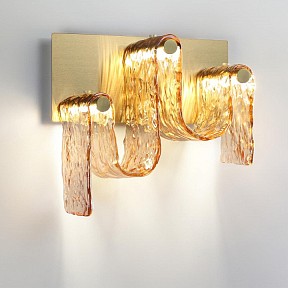 Накладной светильник Odeon Light Flow золото арт. 5105/16WL