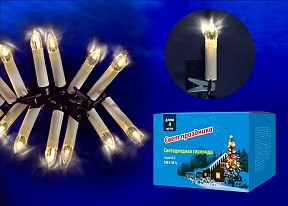 Гирлянда Uniel ULD-S0400  арт. ULD-S0400-020/SGA WARM WHITE IP20 CANDLES