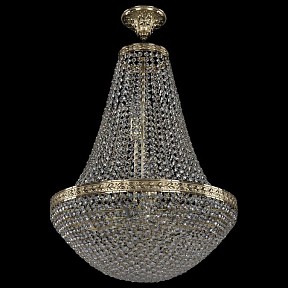 Светильник на штанге Bohemia Ivele Crystal 1932 золото арт. 19321/H2/45IV G