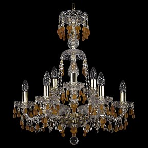 Подвесная люстра Bohemia Art Classic 11.24 золото арт. 11.24.6+3.200.XL-64.Gd.V1003