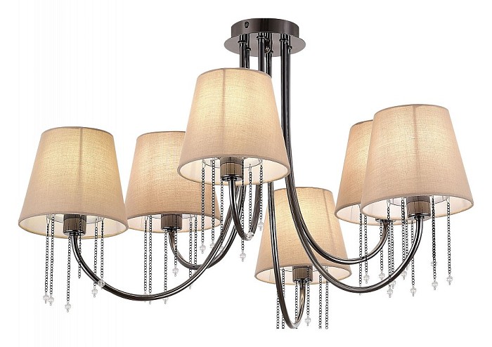Потолочная люстра EVOLUCE Alluria черный арт. SLE1118-802-06