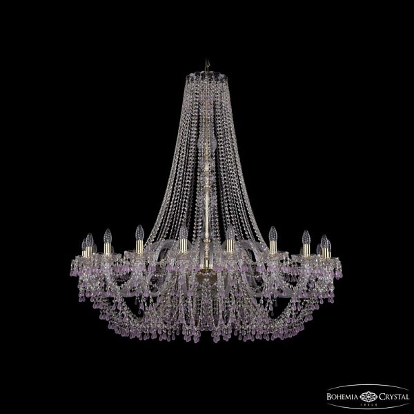 Подвесная люстра Bohemia Ivele Crystal 1410 золото арт. 1410/20/460/h-133 G V7010