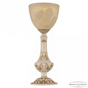 Настольная лампа декоративная Bohemia Ivele Crystal AL7901 белый арт. AL79100L/15 WMG P1 Angel