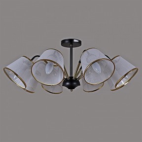 Люстра на штанге ILLUMICO  бронза арт. IL0344-8CSQ-79 BK AB