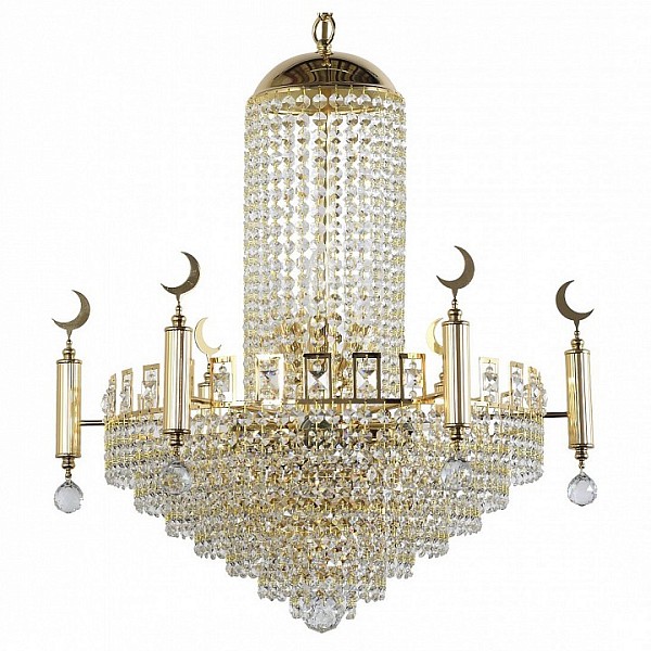 Подвесная люстра Arti Lampadari Nuova золото арт. Nuova E 1.2.55.100 G
