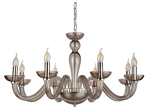 Подвесная люстра Newport ARLETTE хром арт. 8648/С chrome coffee