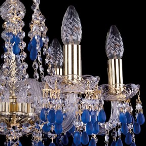 Подвесная люстра Bohemia Ivele Crystal 1410 золото арт. 1410/6/160/G/V3001