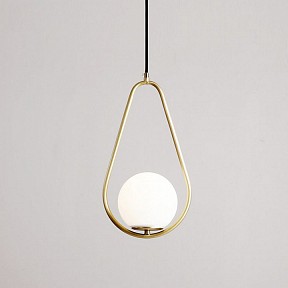 Подвесной светильник Imperiumloft HOOP DROP латунь арт. HOOP-DROP01