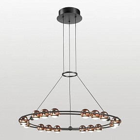 Подвесная люстра Lussole Taylor черный арт. LSP-7378