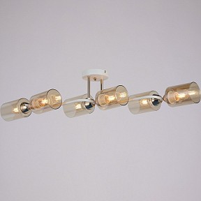 Светильник на штанге ILLUMICO Bice белый арт. IL8148-6COU-79 WH GD Bice