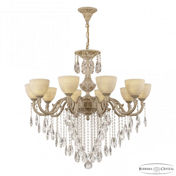 Подвесная люстра Bohemia Ivele Crystal AL7801 белый арт. AL78101/10/300 B WMG P1 U Pair