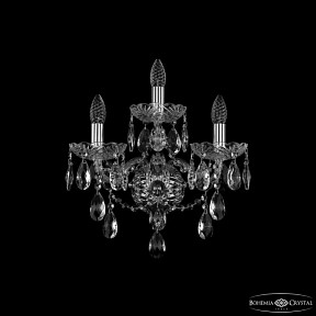 Бра Bohemia Ivele Crystal 1415 никель арт. 1415B/2+1/165/XL Ni