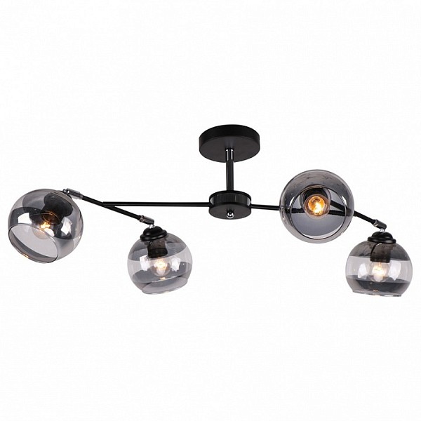 Потолочная люстра Imex 9460 черный арт. MD.9460-4-S BK+CH