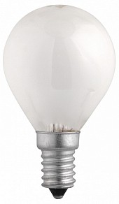 Лампа накаливания Jazzway   арт. P45 240V 60W E14 frosted
