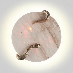 Накладной светильник Odeon Light Snake кремовый арт. 7033/10WL
