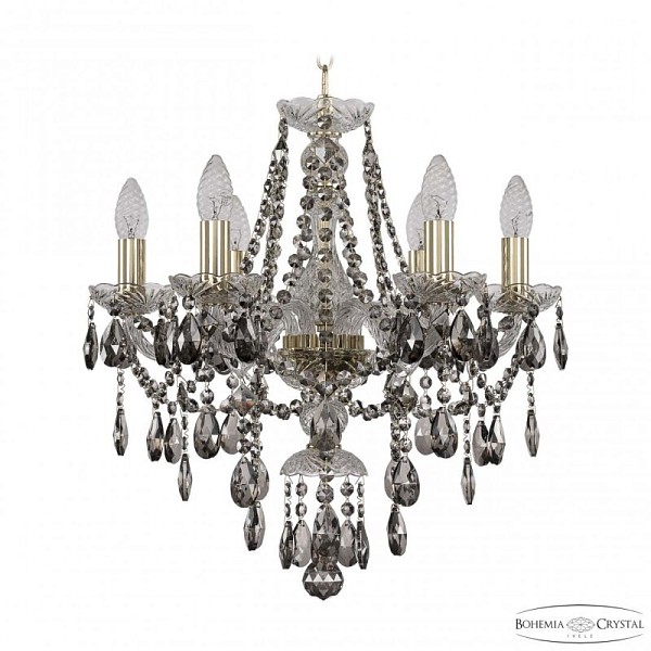 Подвесная люстра Bohemia Ivele Crystal 1415 золото арт. 1415/6/165 G R731