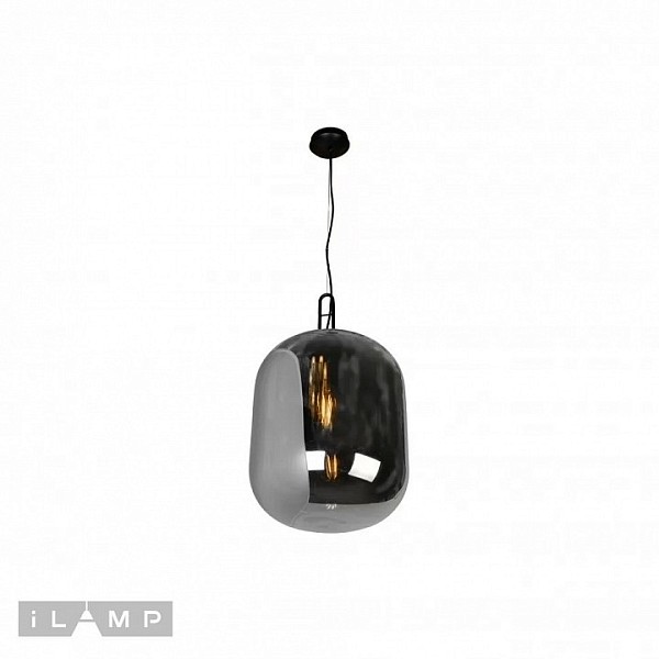Подвесной светильник iLamp Mono черный арт. 8792L/1P GR+BK