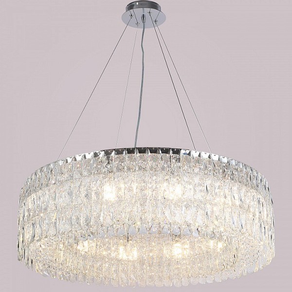 Подвесная люстра ILLUMICO IL5063 хром арт. IL5063-800PZF-25 CH ELITE