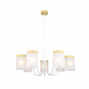 Люстра на штанге Escada Harmony белый арт. 1172/7P White