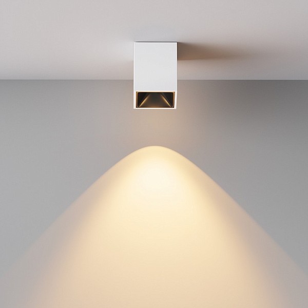Накладной светильник Maytoni Technical Alfa LED белый арт. C065CL-8W2.7K-SQ-WB