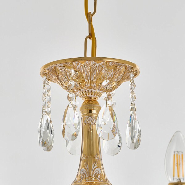 Подвесная люстра Bohemia Ivele Crystal AL7801 золото арт. AL78101/8/250 B GW