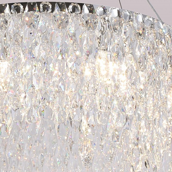 Подвесная люстра ILLUMICO IL5051 хром арт. IL5051-800PZF-25 CH ELITE