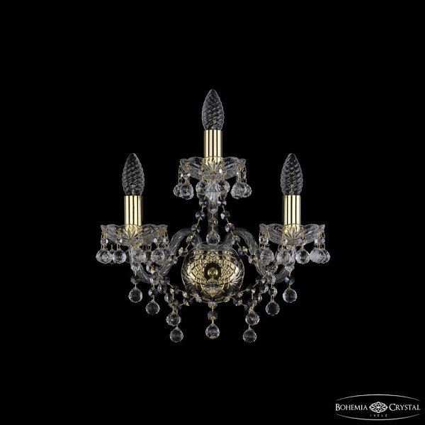 Бра Bohemia Ivele Crystal 1409 золото арт. 1409B/2+1/141 G
