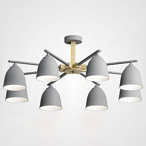 Люстра на штанге Imperiumloft Noa Gray By Imperiumloft коричневый арт. NOA01