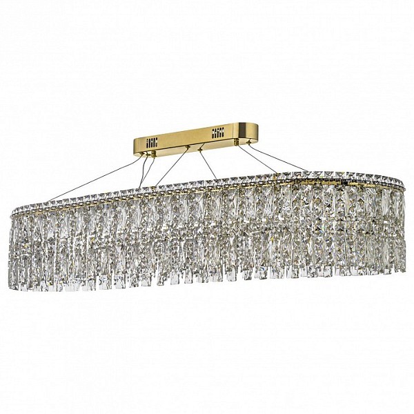 Подвесная люстра Arti Lampadari Ovindoli Nickel золото арт. Ovindoli L 1.5.120x40.100 G
