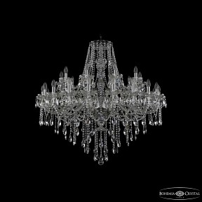 Подвесная люстра Bohemia Ivele Crystal 1415 никель арт. 1415/20+10/400 Ni