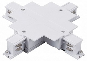Соединитель для треков Lightstar Quattro белый арт. 503146-R