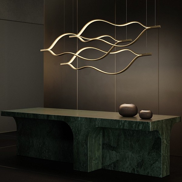Подвесной светильник Loft it Tape Light металл арт. 10403/1000 SN
