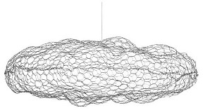 Подвесная люстра Loft it Cloud серый арт. 10247/550 Silver